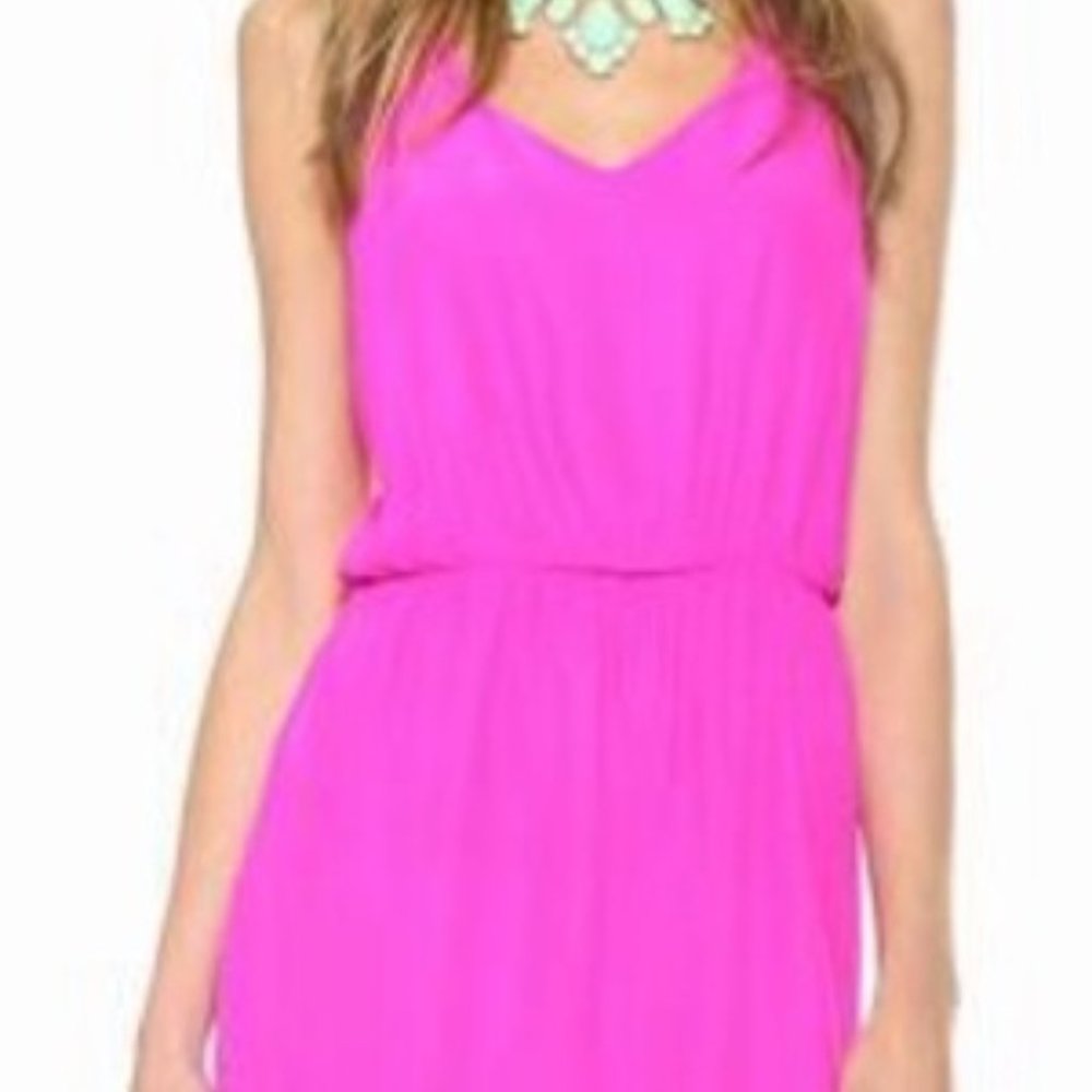 Amanda Uprichard Hot Pink Tank Dress